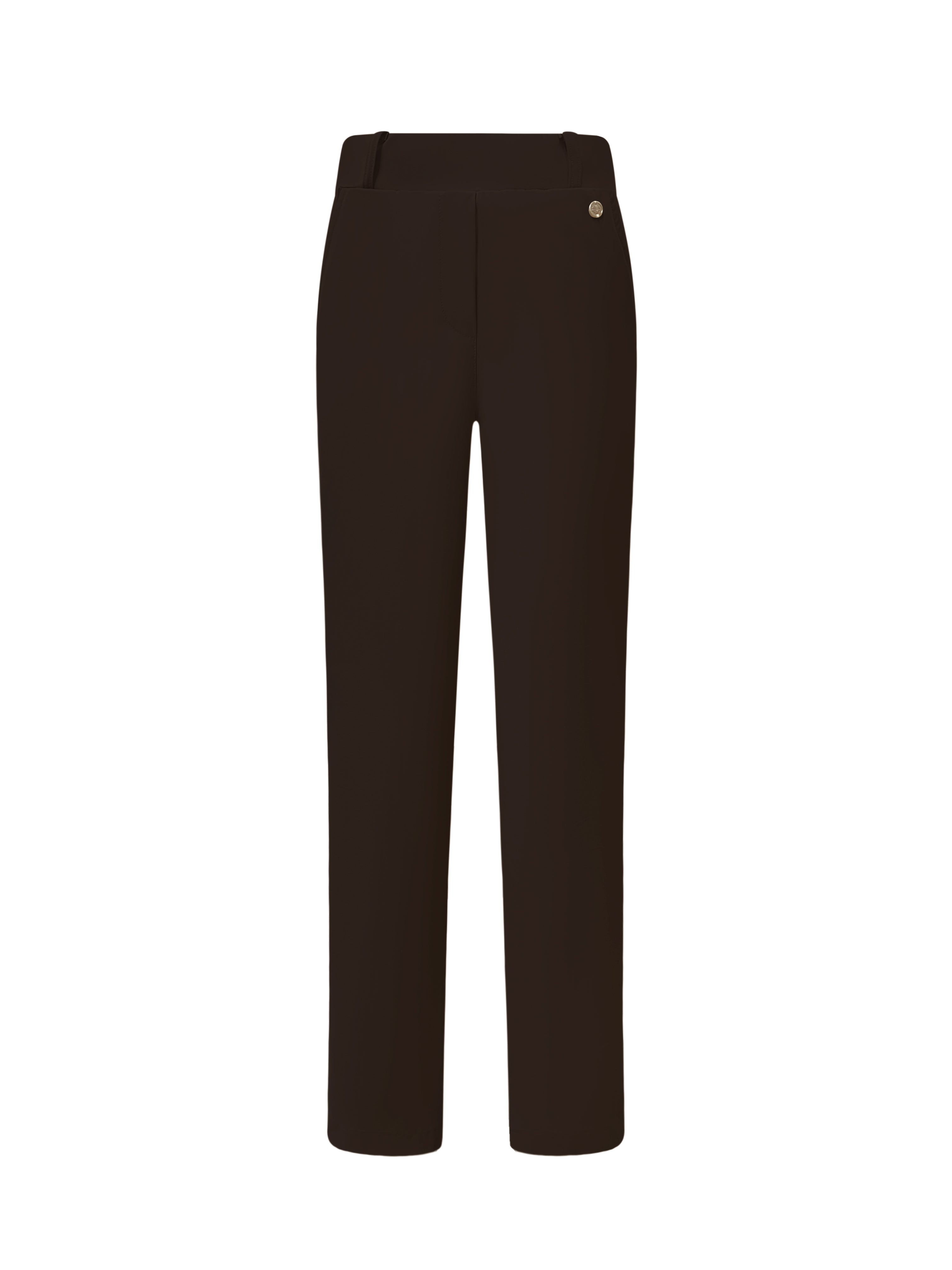 Triple Nine BR2601 straight chino broek donkerbruin voorkant